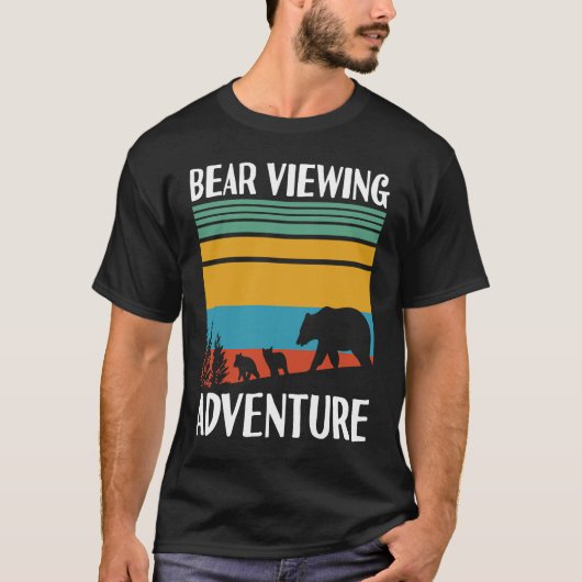Bear View im Zoo Nationalpark oder Alaska Kreuzfah T-Shirt (Vorderseite)