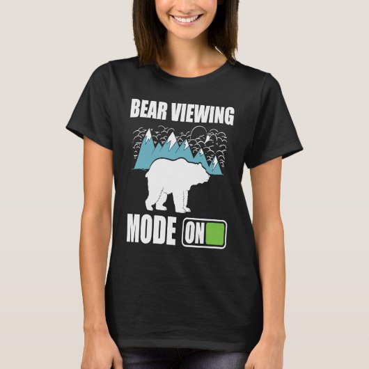 Bear Viewing in Zoo National Park or Alaska Cruise T-Shirt (Vorderseite)