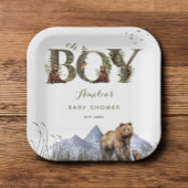 Bear Wait Bar Adventure Moss Green Oh Boy Pappteller