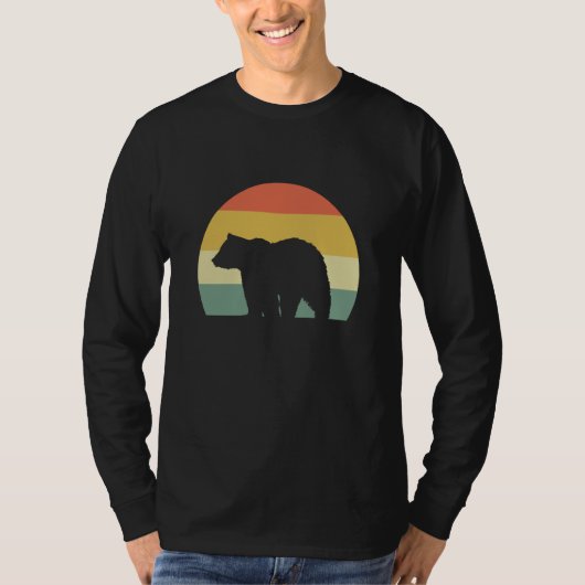 Bear Walking Zoologist T-Shirt (Vorderseite)