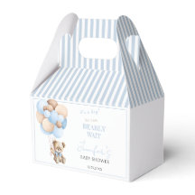 Bear warte Teddybär Baby Boy Duschbox