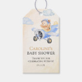 Bear Watercolor - Danke Geschenkanhänger (Vorderseite)