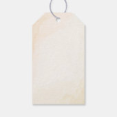 Bear Watercolor - Danke Geschenkanhänger (Rückseite)