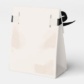 Bear Watercolor Sunshine Boys Babydusche Geschenkschachtel (Rückseite)