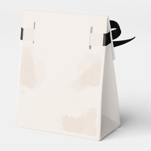 Bear Watercolor Sunshine Boys Babydusche Geschenkschachtel (Rückseite)