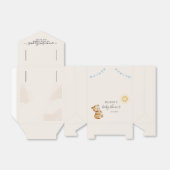 Bear Watercolor Sunshine Boys Babydusche Geschenkschachtel (Ungefaltet)