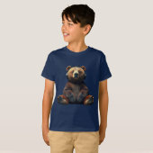 Bear Wearing Headphones T-Shirt (Vorne ganz)