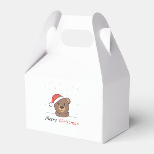 Bear Weihnachtsschnee Wintertiere Bären Geschenkschachtel