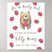 BEAR - Wie viele Teddybären sind im Glas? Poster (Vorne)
