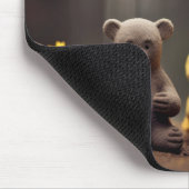 Bear Wild Animal Tranquil Friedlich Mousepad (Ecke)
