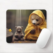 Bear Wild Animal Tranquil Friedlich Mousepad (Mit Mouse)