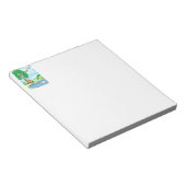 "Bear with Blume" Notepad Notizblock (angewinkelt)