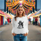 Bear with Guitar - Women's Longsleeve T - Shirt