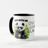 Bear With Me Panda Shades Pun – ELGIS Tasse (Vorderseite Links)