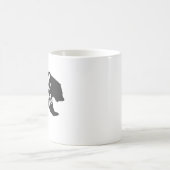 Bear with Me Pun Vater Joke Funny Kaffeetasse (Mittel)