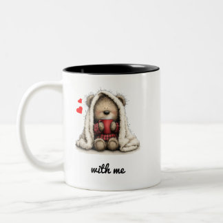 Bear With Me Zweifarbige Tasse