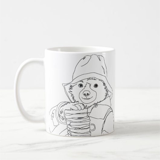Bear with Sandwiches Kaffeetasse (Links)
