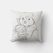 Bear with Sandwiches Kissen (Vorderseite)