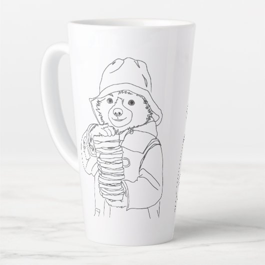 Bear with Sandwiches Milchtasse (Linke Ecke)