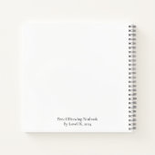 Bear with Sandwiches Notizblock (Rückseite)