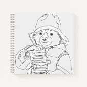 Bear with Sandwiches Notizblock (Vorderseite)