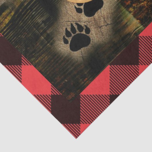 Bear Wolf Elk Moose Deer Eagle Seidenpapier (Ausschnitt)