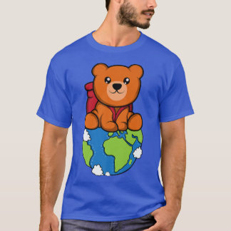 Bear World Backpacker oder Traveller Premium T-Shirt