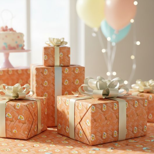 Bear Wrapping Paper Geschenkpapier