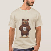 Bear y Best Vater Funny Bear T - Shirt (Vorderseite)
