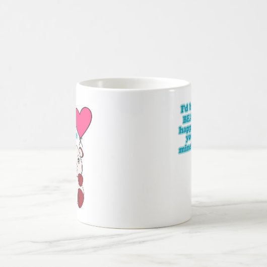 Bear-y-Liebe-Valentinstag Kaffeetasse (Mittel)