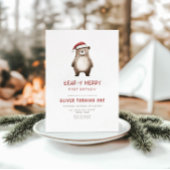 Bear y Merry Erstgeburt Einladung