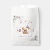 Bear-y Much Teddy Bear Baby Shower Thank You Geschenktütchen (Vorderseite)