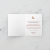 Bear y Niedliche Geburtstag Dankeschön Karte - Ted (Innenseite)