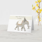 Bearbeitbar 14. Jahrestag Karte (Gelbe Blume)