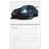 Bearbeitbar 20xx Auto-Kalender Kalender (Feb 2027)