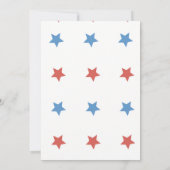 Bearbeitbar 4. Juli GRILLEN Einladung Vorlage Retr (Rückseite)