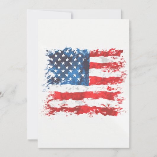 Bearbeitbar am 4. Juli GRILLEN Einladung, 4. Einladung (Rückseite)