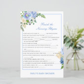 Bearbeitbar Beenden Sie das Kinderzimmer-Rhyme mit (Stehend Vorderseite)