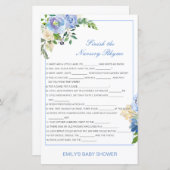 Bearbeitbar Beenden Sie das Kinderzimmer-Rhyme mit (Vorne/Hinten)