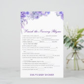 Bearbeitbar Beenden Sie das Kinderzimmer-Rhyme mit (Stehend Vorderseite)