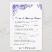 Bearbeitbar Beenden Sie das Kinderzimmer-Rhyme mit (Vorne/Hinten)