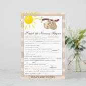 Bearbeitbar Beenden Sie das Kinderzimmer-Rhyme mit (Stehend Vorderseite)