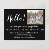 Bearbeitbar Hello Neighbour, New Address, Intro Ankündigungspostkarte (Vorderseite)