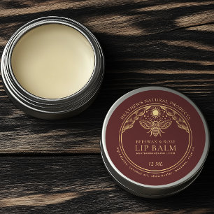 Bearbeitbar Hexenwachs-Tarot-Lippenstücke Balsam-Z Runder Aufkleber