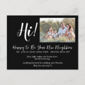 Bearbeitbar Hi Neighbor, neue Adresse, Intro Ankündigungspostkarte (Vorderseite)