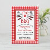 Bearbeitbar Ich mache GRILLEN-Verlobung Einladung (Stehend Vorderseite)