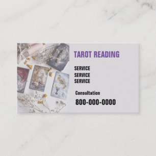 Bearbeitbar, Kartenlesedienst, Tarot, Magie usw. Visitenkarte