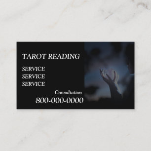 Bearbeitbar, Kartenlesedienst, Tarot, Magie usw. Visitenkarte