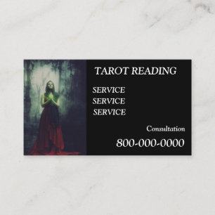 Bearbeitbar, Kartenleseservice, Tarot , Magic etc. Visitenkarte