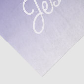 (Bearbeitbar) Lila FarbOmbre und Text Seidenpapier (Ausschnitt)